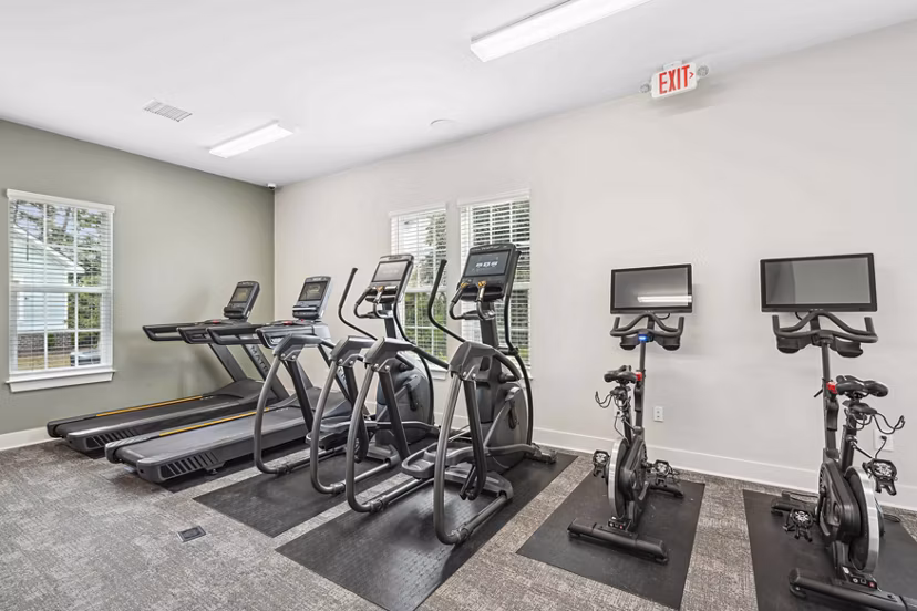 fitness center at Ailsa Village Apartments 