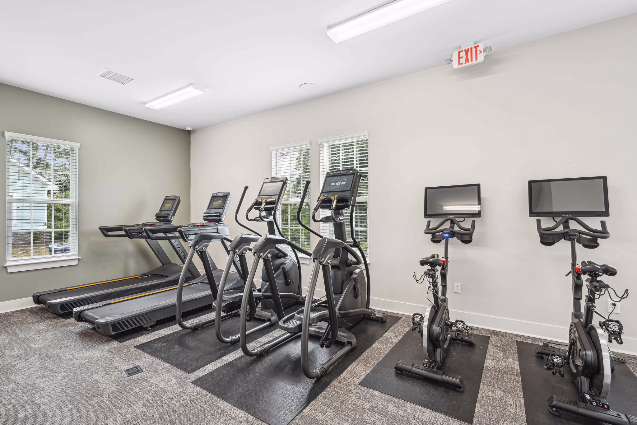 fitness center at Ailsa Village Apartments 