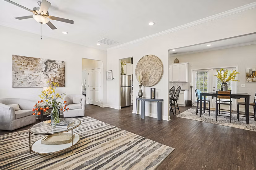 living room at Ailsa Village Apartments 