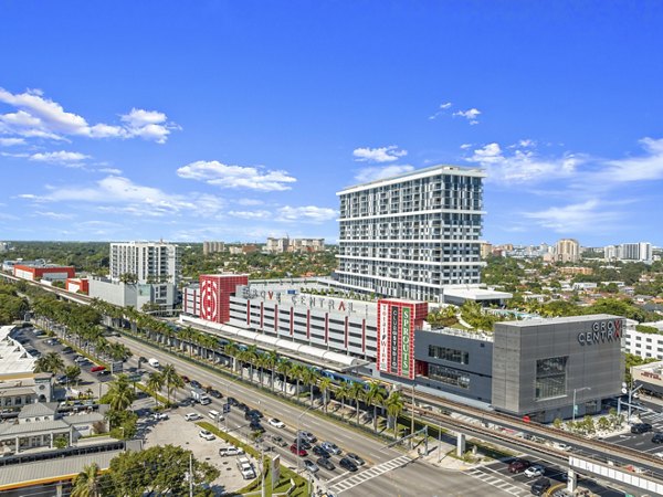 Urban skyline view at Grove Central Residences Apartments
