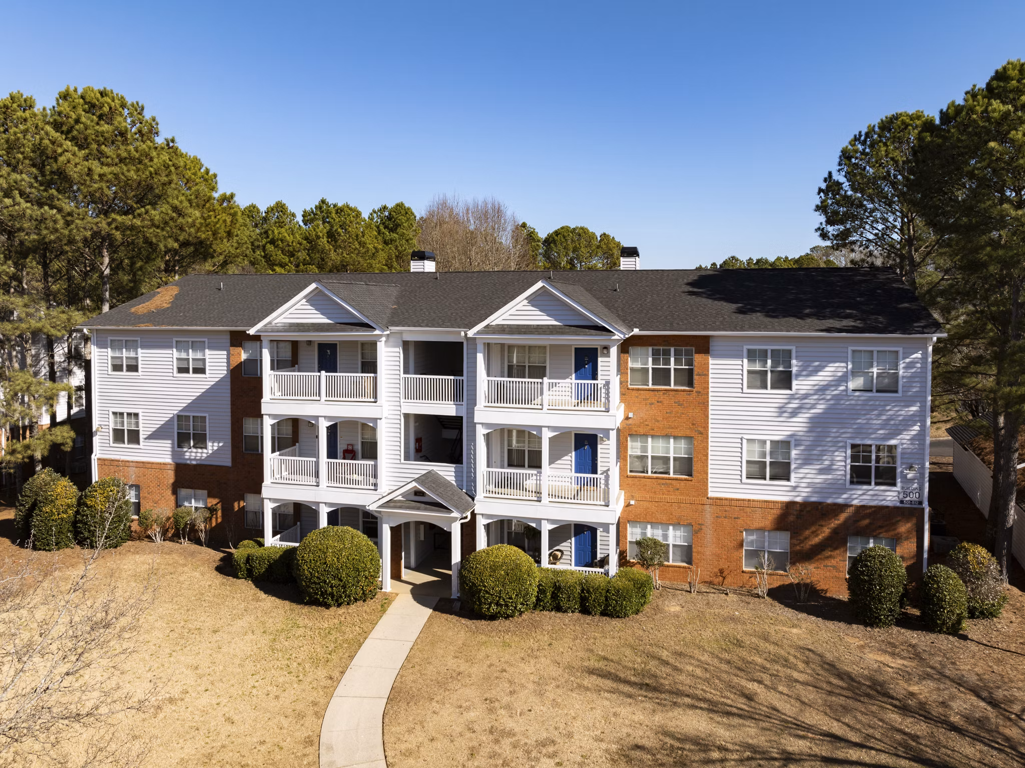 building/exterior at Landings at Sweetwater Creek Apartments
