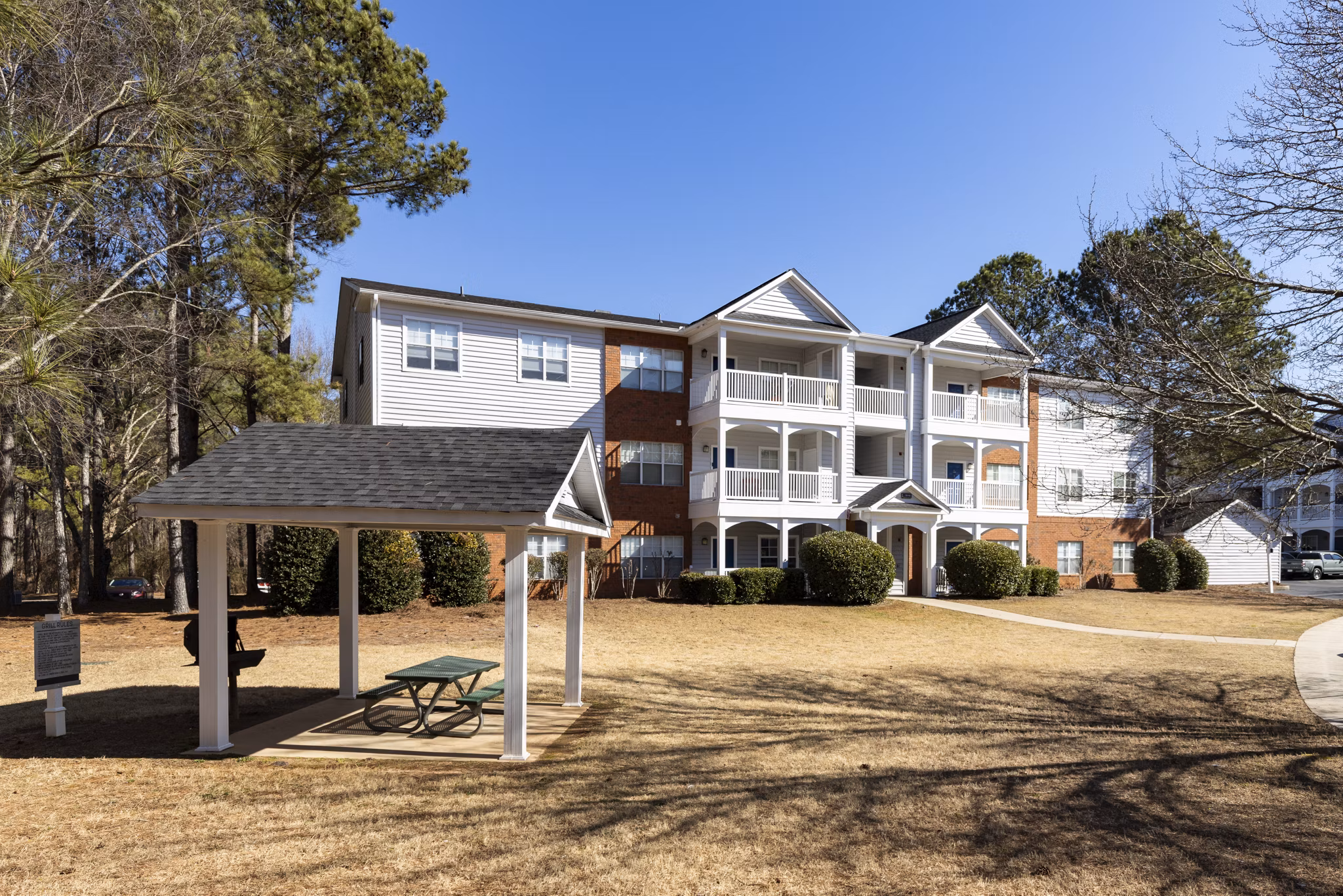 building/exterior at Landings at Sweetwater Creek Apartments