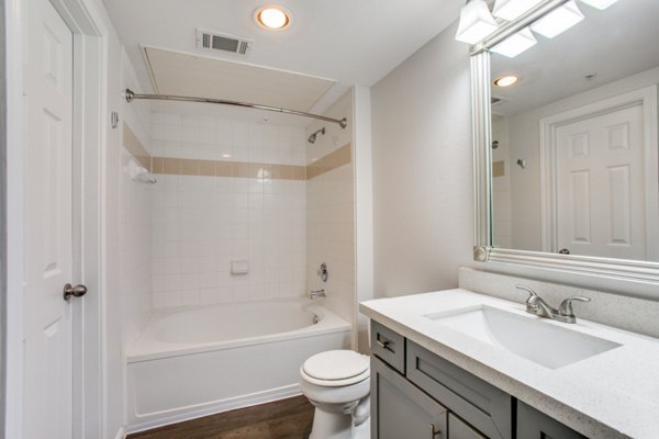 bathroom at Oak Crest Apartments