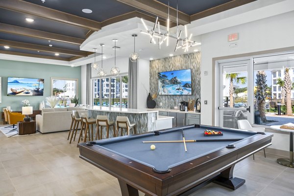 clubhouse game room at Sanctuary at Daytona Apartments