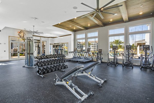 fitness center at Sanctuary at Daytona Apartments