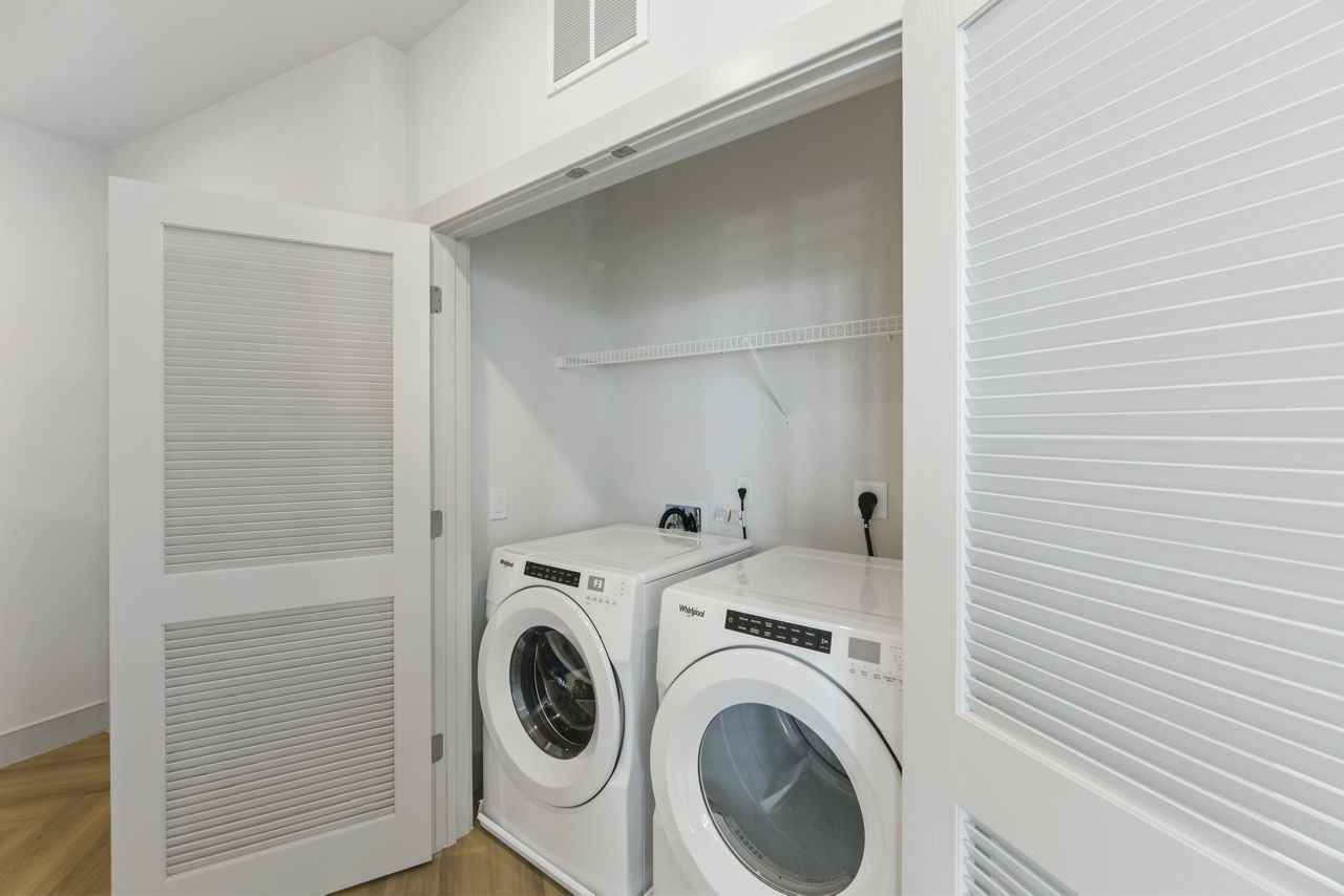 Laundry room at The Ian