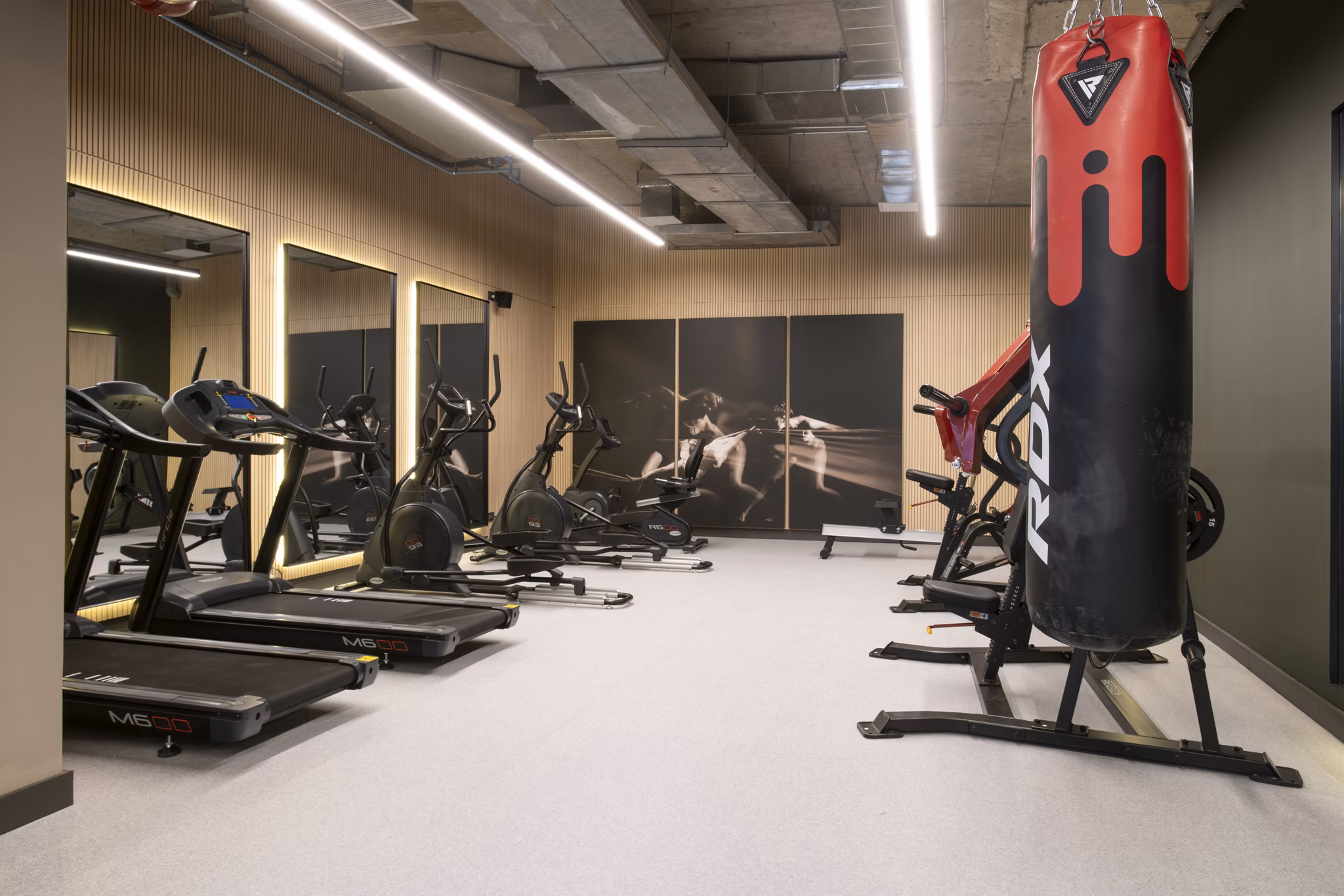 fitness center at Somma Asturias Apartments
