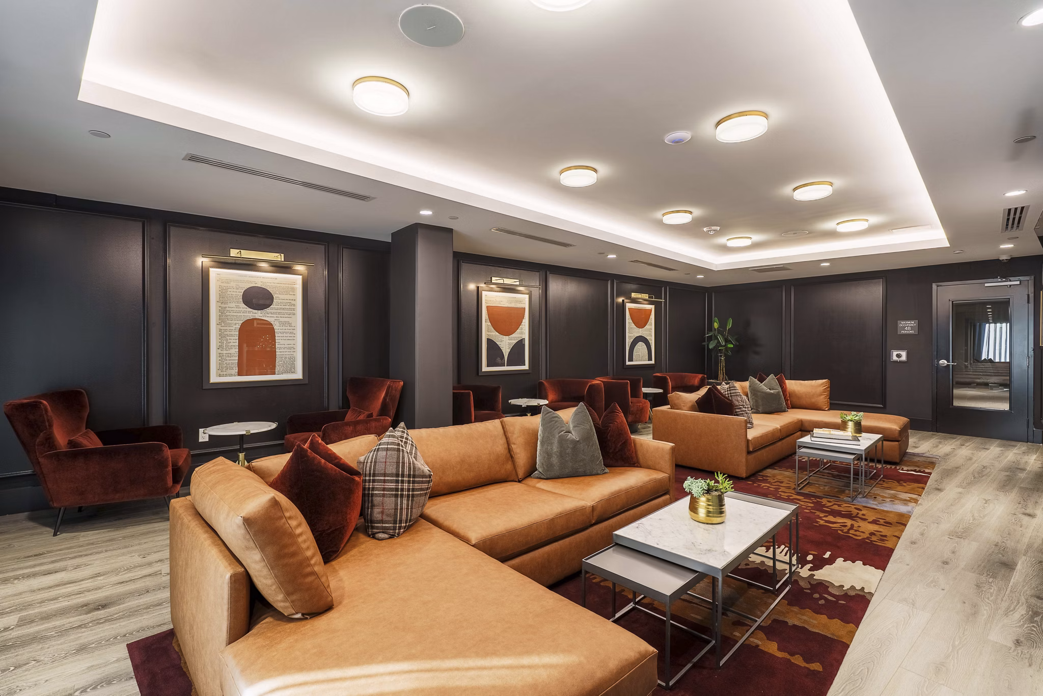 clubhouse at One Adrian Apartments