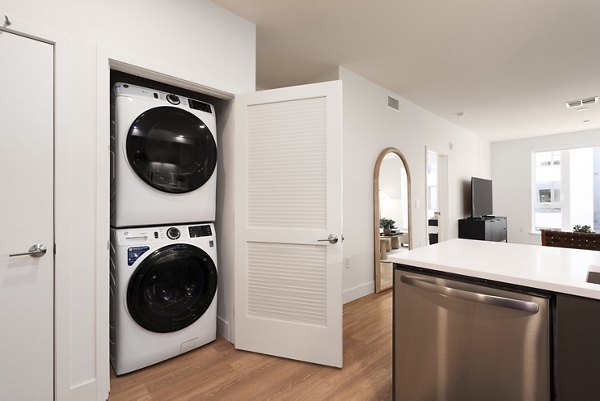 laundry facility at One Adrian Apartments