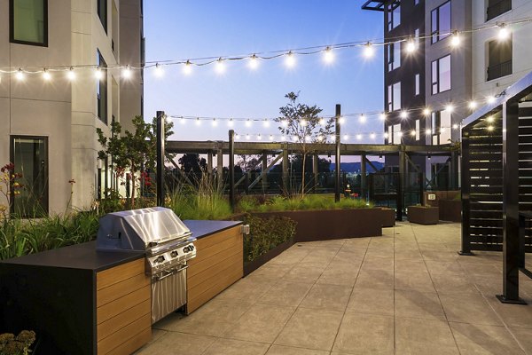 patio at One Adrian Apartments