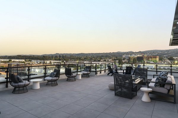 patio at One Adrian Apartments