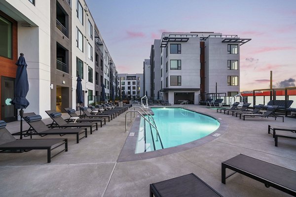 pool at One Adrian Apartments