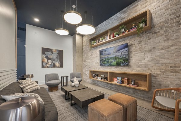 clubhouse at Alexan Mill District Apartments 