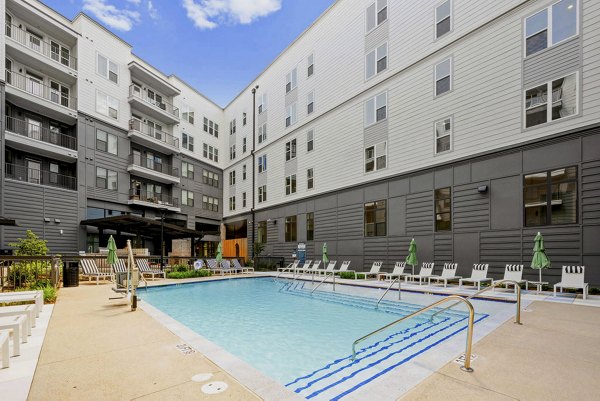 pool at Alexan Mill District Apartments 