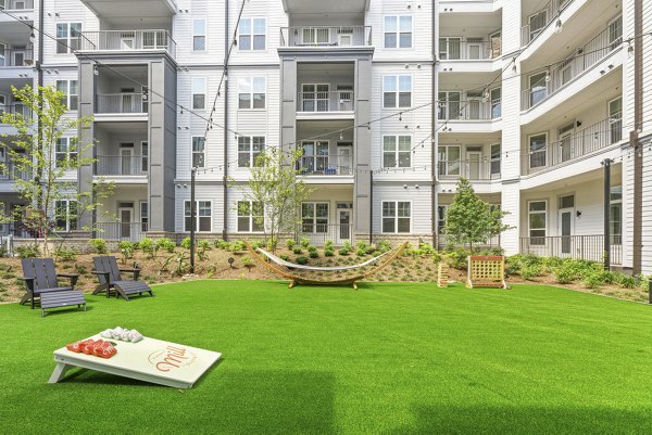 dog park at Alexan Mill District Apartments 