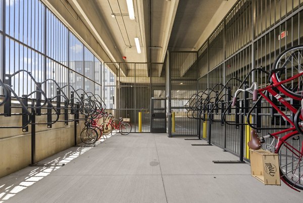 bike storage at Alexan Mill District Apartments 