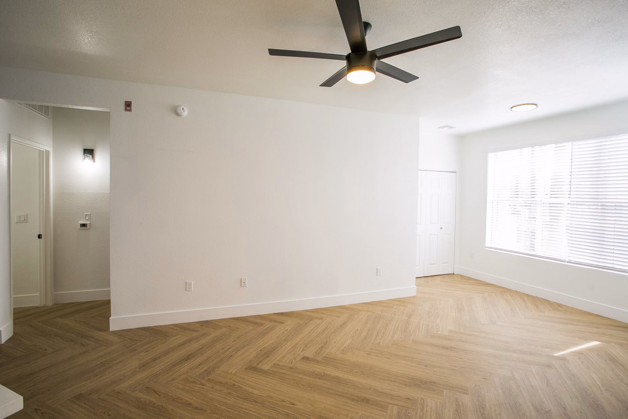 bedroom at The Layne at Peccole Ranch Apartments 