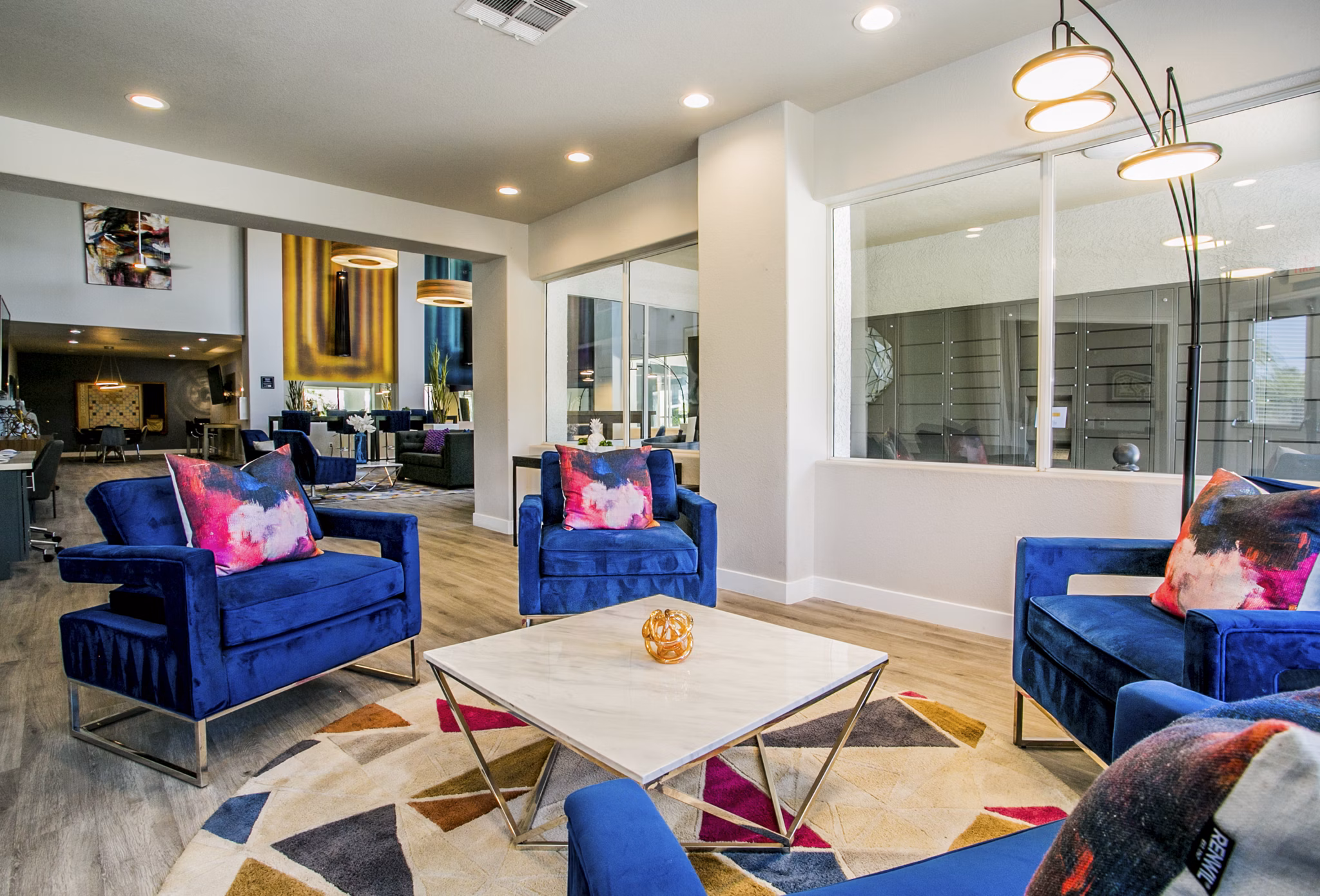 clubhouse at The Layne at Peccole Ranch Apartments 