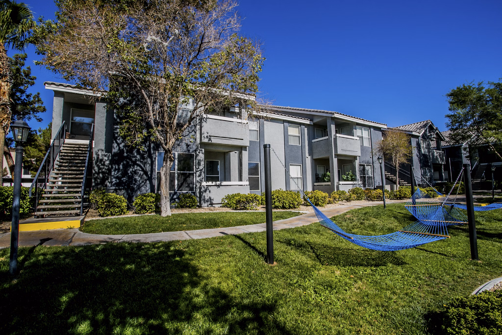 recreational area at The Layne at Peccole Ranch Apartments 
