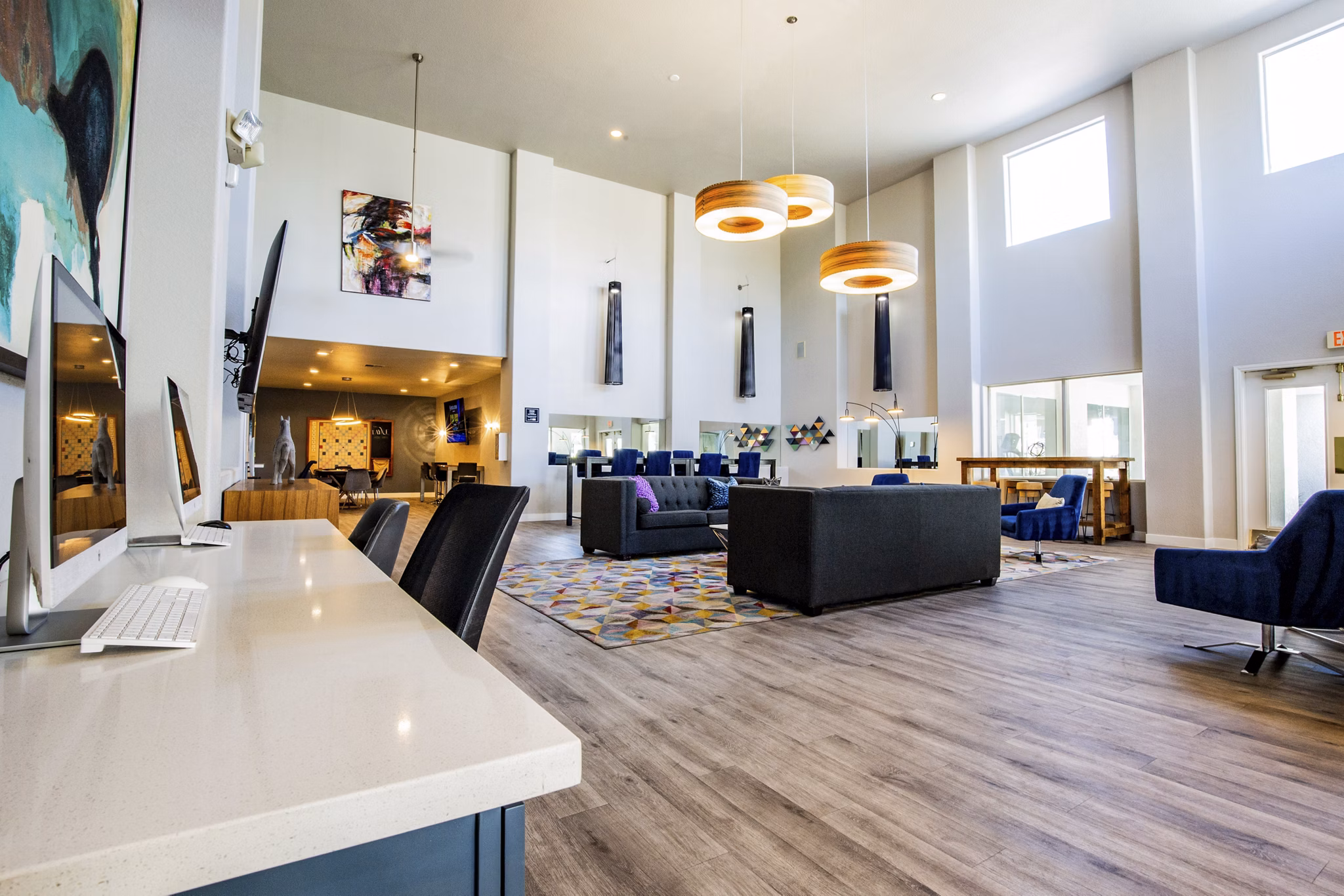 rendering at The Layne at Peccole Ranch Apartments