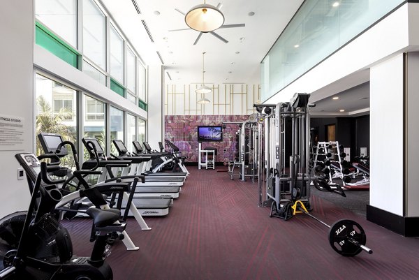 fitness center at Broadstone Edition Apartments