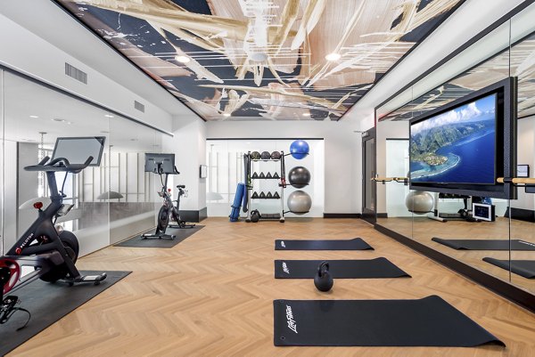 fitness center at Broadstone Edition Apartments