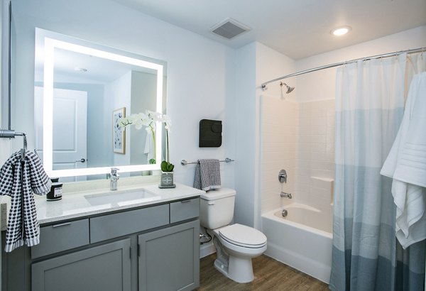bathroom at theApex @ Meadows Apartments