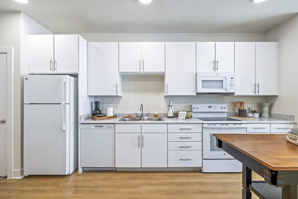 kitchen at Birchway Spring Cypress Apartments