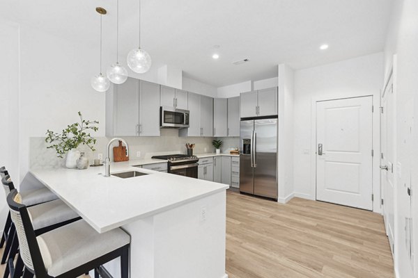 kitchen at Sanctuary at Winchester West Apartments