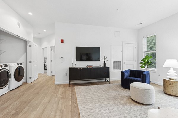 living room at Sanctuary at Winchester West Apartments