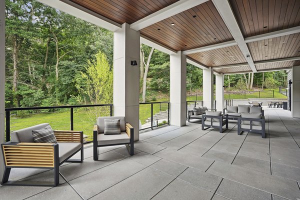 patio at Sanctuary at Winchester West Apartments