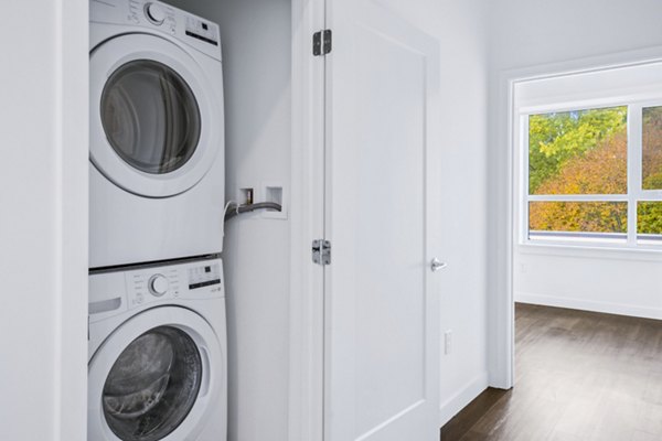 laundry room at Sanctuary at Winchester North Apartments