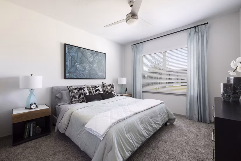 bedroom at Inscribe Apartments 