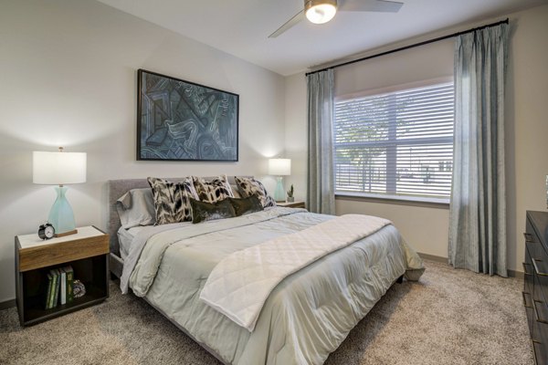 bedroom at Inscribe Apartments