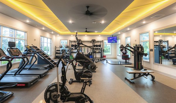 fitness center at Inscribe Apartments