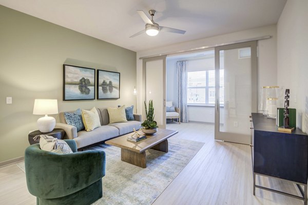 living room at Inscribe Apartments