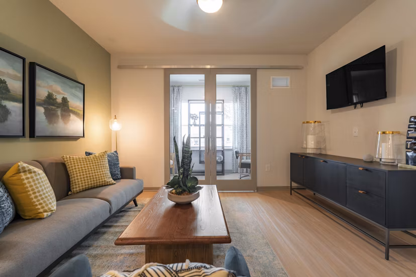 living room at Inscribe Apartments