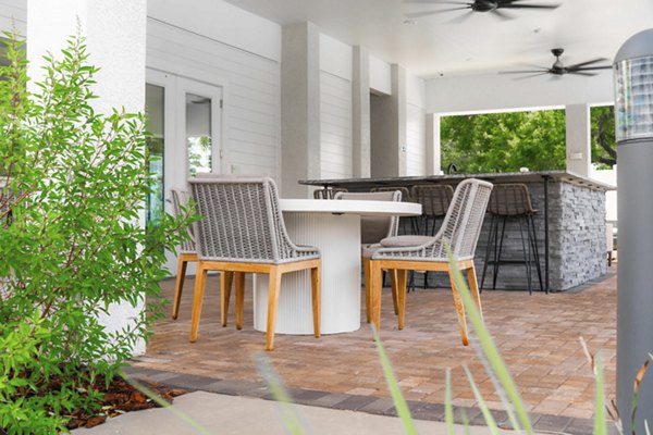 patio at Inscribe Apartments
