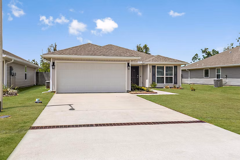 Sunset Village Apartments: Elegant view of luxury apartments in a serene neighborhood setting