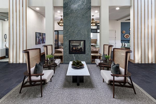 Elegant clubhouse featuring modern amenities at Elan Brookwood Apartments