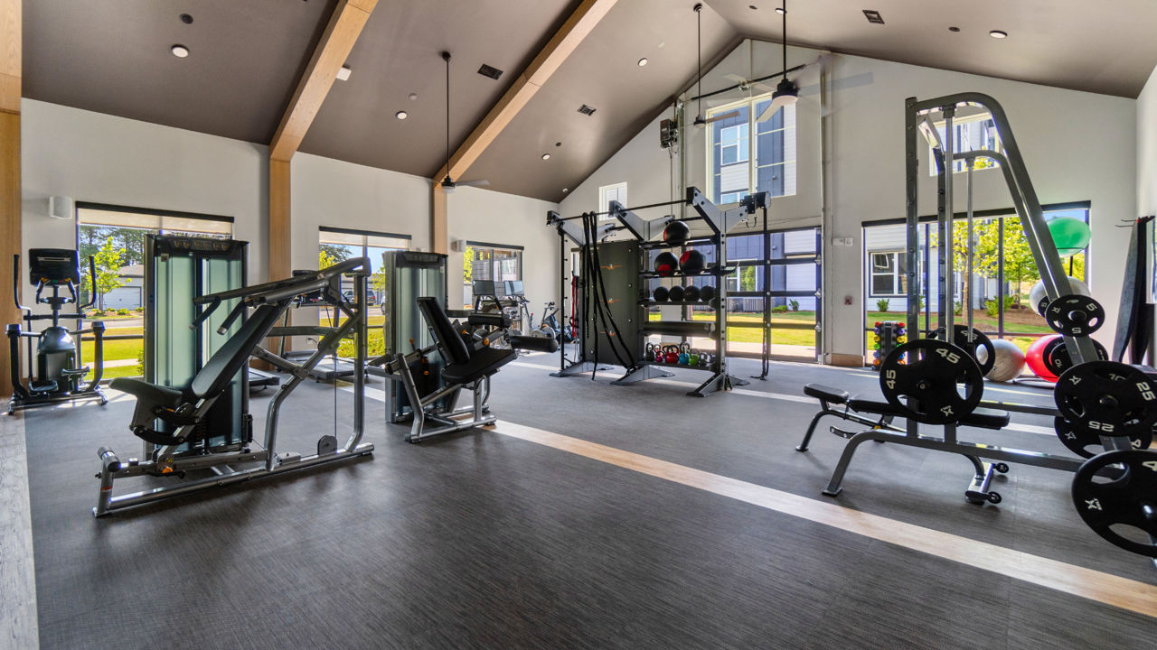 Gym at Elan Brookwood Apartments (2 of 3)