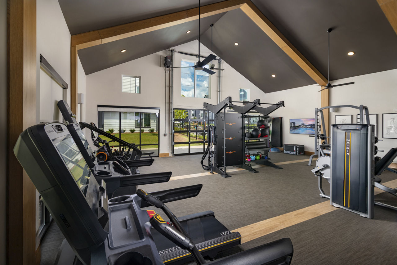 Gym at Elan Brookwood Apartments (3 of 3)
