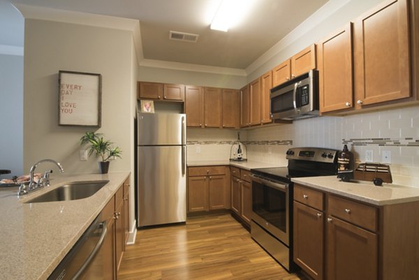 kitchen at City Block Apartments