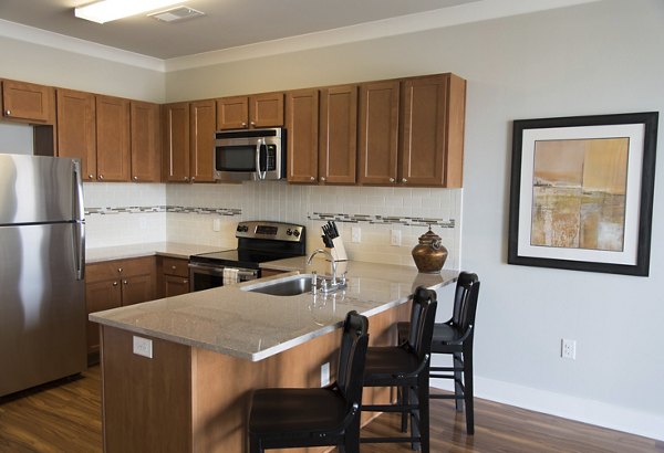 kitchen at City Block Apartments