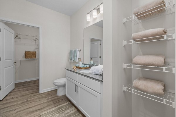 bathroom at Coastal Exchange Apartments