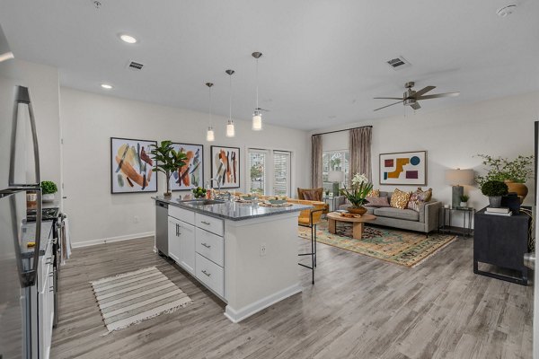 kitchen at Coastal Exchange Apartments