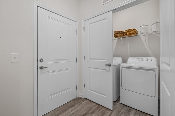 laundry room at Coastal Exchange Apartments