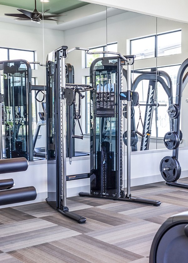 Modern fitness center featuring state-of-the-art equipment at Prose Vista West Apartments