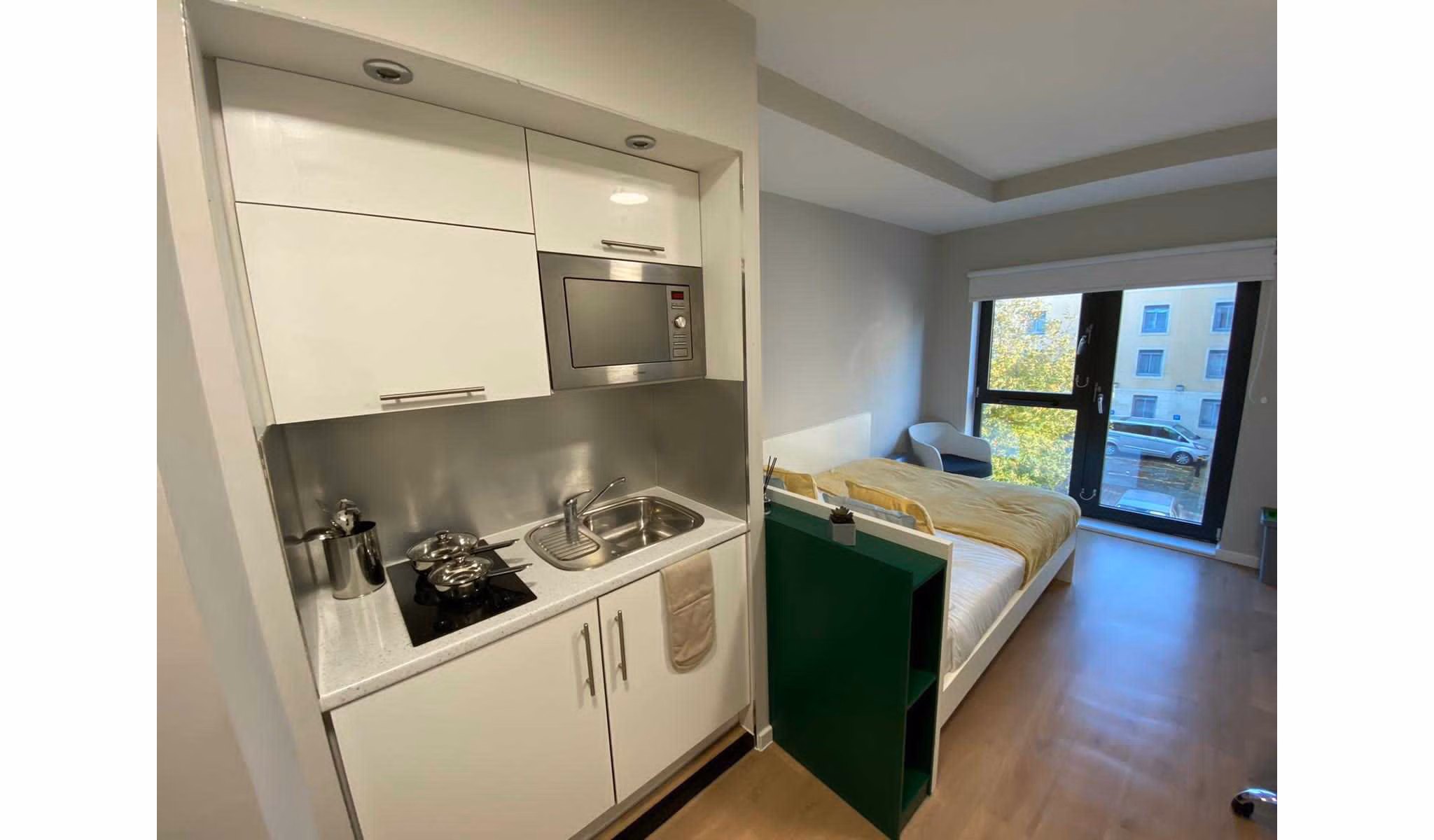 kitchen at The Depot Apartments