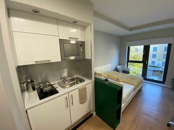 kitchen at The Depot Apartments